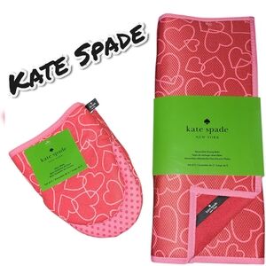 Kate Spade Pink Heart Kitchen Set
